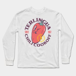 Terlingua Chili Cookoff | Annual Texas Chili International Championship Since 1967 | No Beans Professional Beef Chili Sauce Summer | Ghost Town Long Sleeve T-Shirt